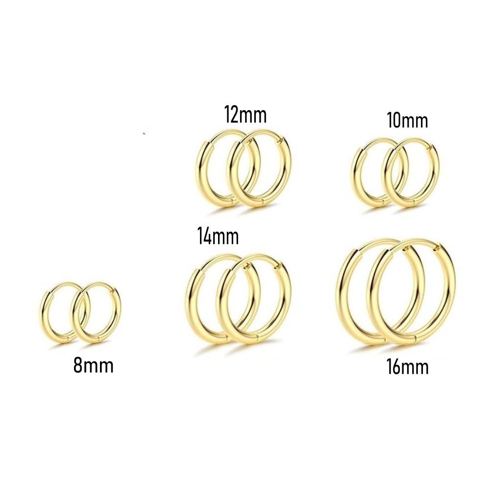 Surgical Steel Earrings Sets for Multiple Piercing Lightweight Small Huggie Hoop Earrings CZ Stud Earrings for Women