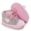 Baby Sneaker Rutschfeste Weiche Sohle Niedliches Herzförmiges Design Kleinkindschuhe Für 0-1 Jähriges Mädchen