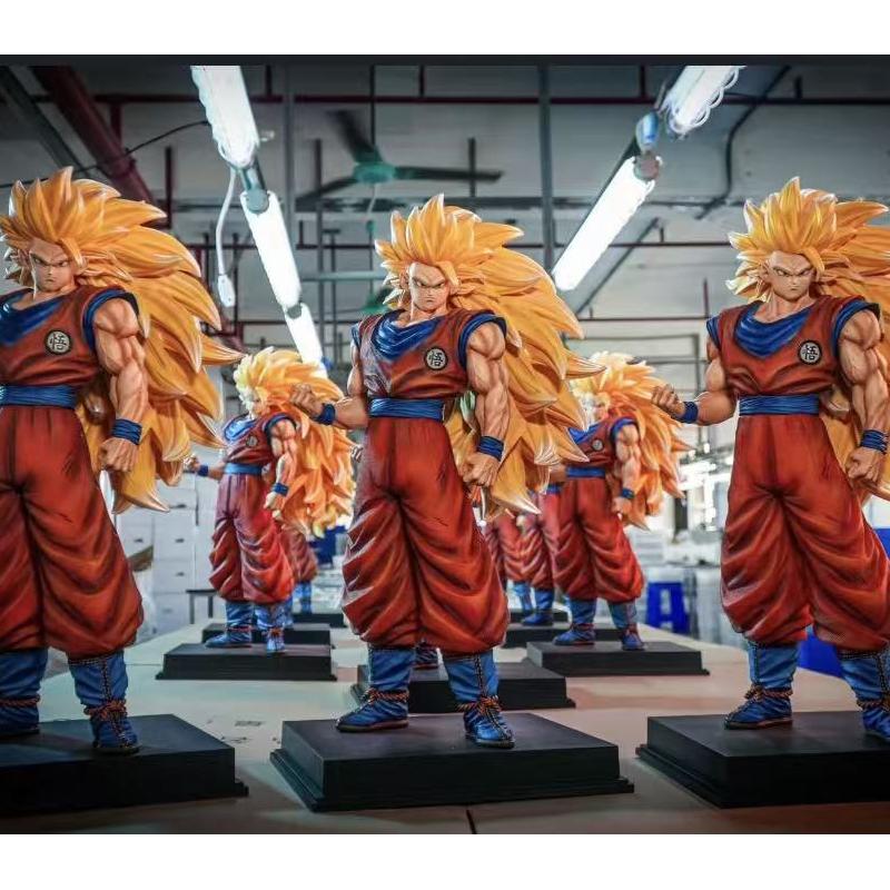

2025 New 56cm Jt Dragon Ball Character 2% Super Three Goku Cartoon Character Model Trend Toy Collection Ornaments Statue Gifts