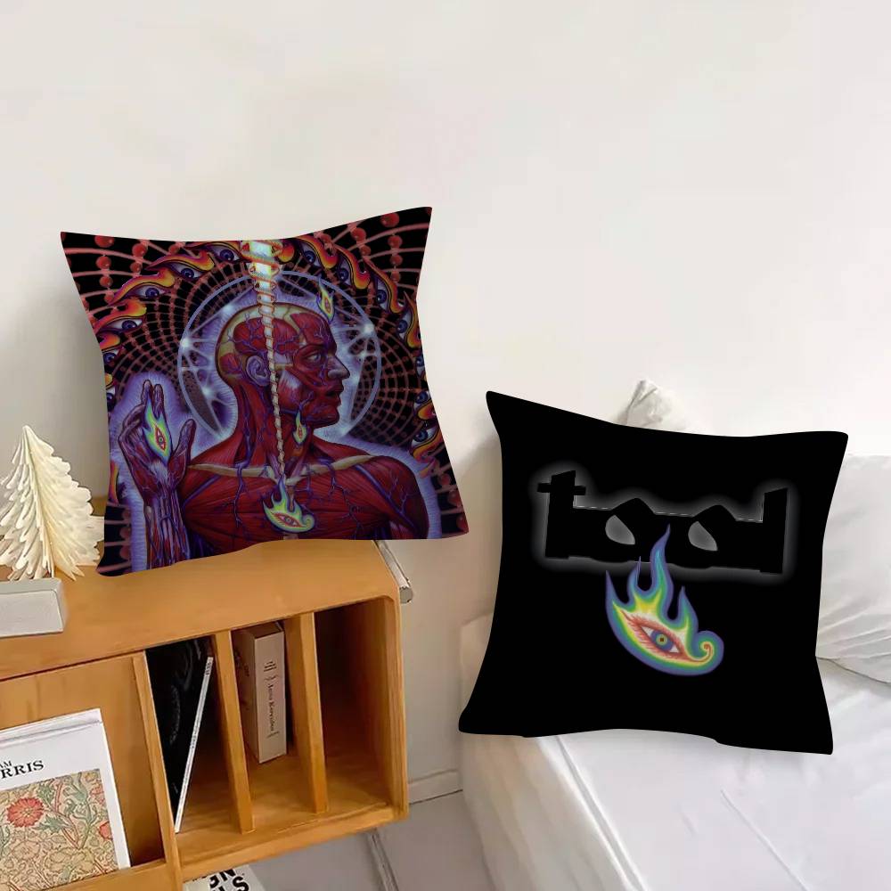Band T-ToolS Lateralus   Cushion Cover Pillowcase Upholstery Sofa Throw Pillow Home Decor Pillowcas