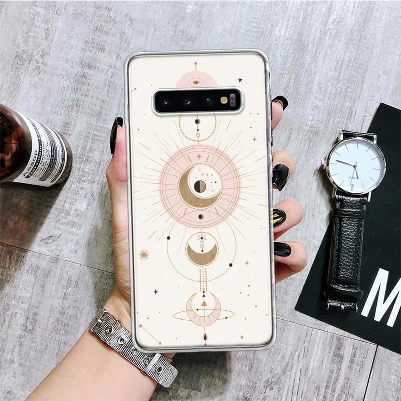 Moon Mystery Totem Witche Phone Case For Samsung Galaxy S26 S25 Edge S24 S23 FE S22 Ultra S21 Plus S20 + Fundas Cover Coque Gala