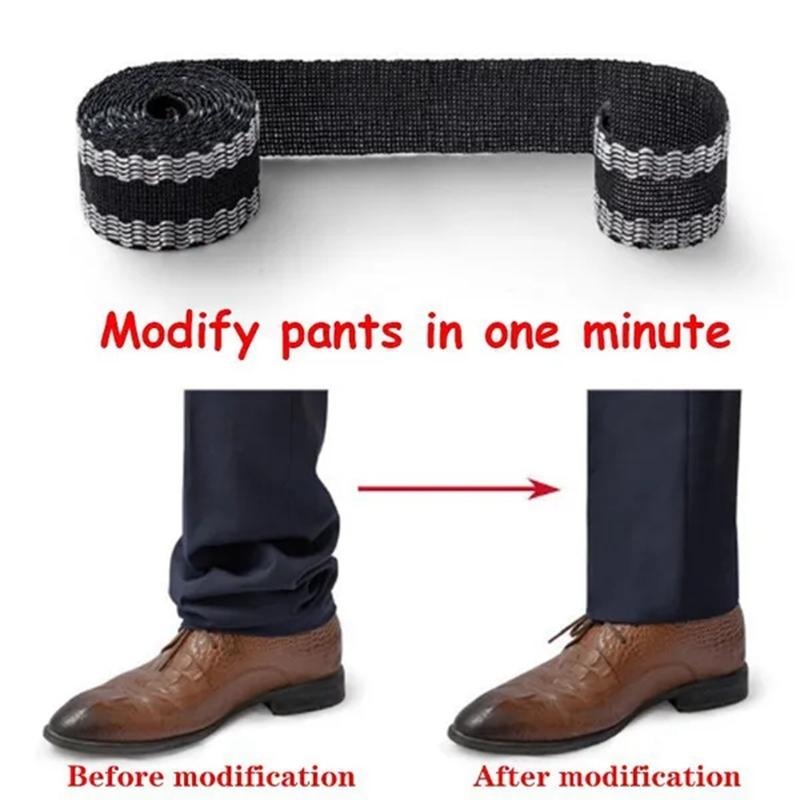 3/5/10M Pasta Autoadesiva per Pantaloni Stirabile Bordo Pantaloni Accorcia Ripara Pantaloni per Abbigliamento Jeans e Pantaloni Jeans Abbigliamento Cucito Fai da Te Tessuto