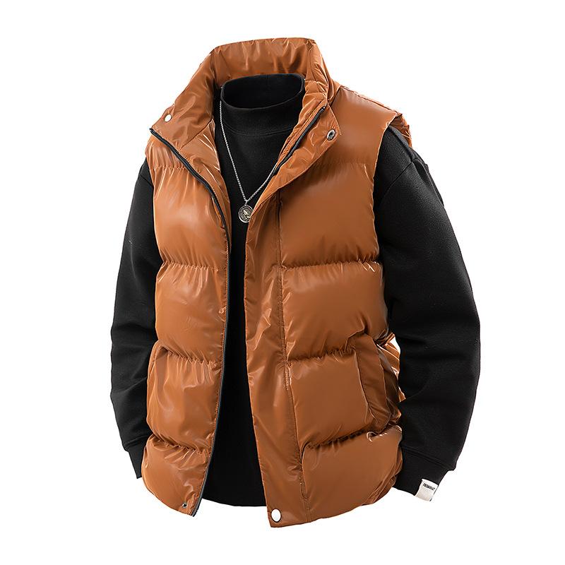 Winter Shiny Cotton Jacket, Men's and Women's Casual Versatile Couple Jacket, Outdoor Sports Jacket