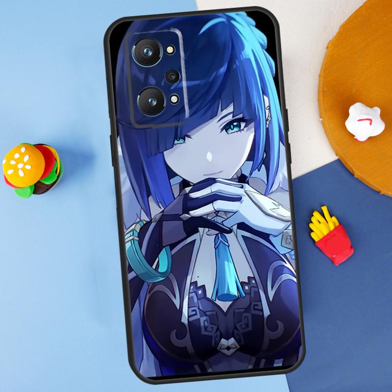 Yelan Genshin Impact For Realme GT Neo 5 3 2 C55 C35 C33 C31 C30 C25 C21Y C15 C11 Realme 8 9 10 11 Pro Plus Case Realme GT Neo2