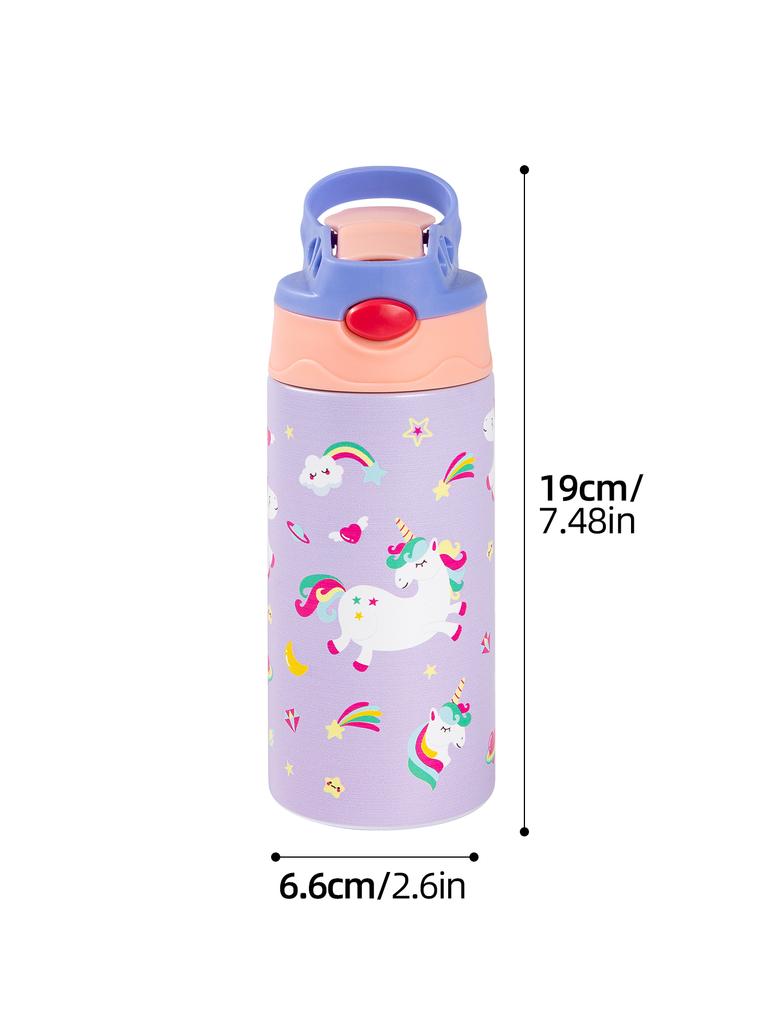 350ml Cartoon Isolierbecher Tiermuster Edelstahl Thermosbecher Weihnachten Vakuumflaschen Wasserflasche Weihnachtsgeschenk Tasse