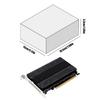 M.2 NVMe SSD To PCIE X16M Key Hard Drive Converter Reader 4 Port Convert Adapter Array Expansion Adapter Motherboard