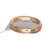 Purple Gold-Plated Rose Gold Color Gold Square Ring Simple Luxury Exquisite Color Gold Live Ring Women