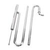 Inflow and Outflow Pipe Set Stainless Steel 360 Deg Rotation Remove Oil Film Long Lasting Use for Aq