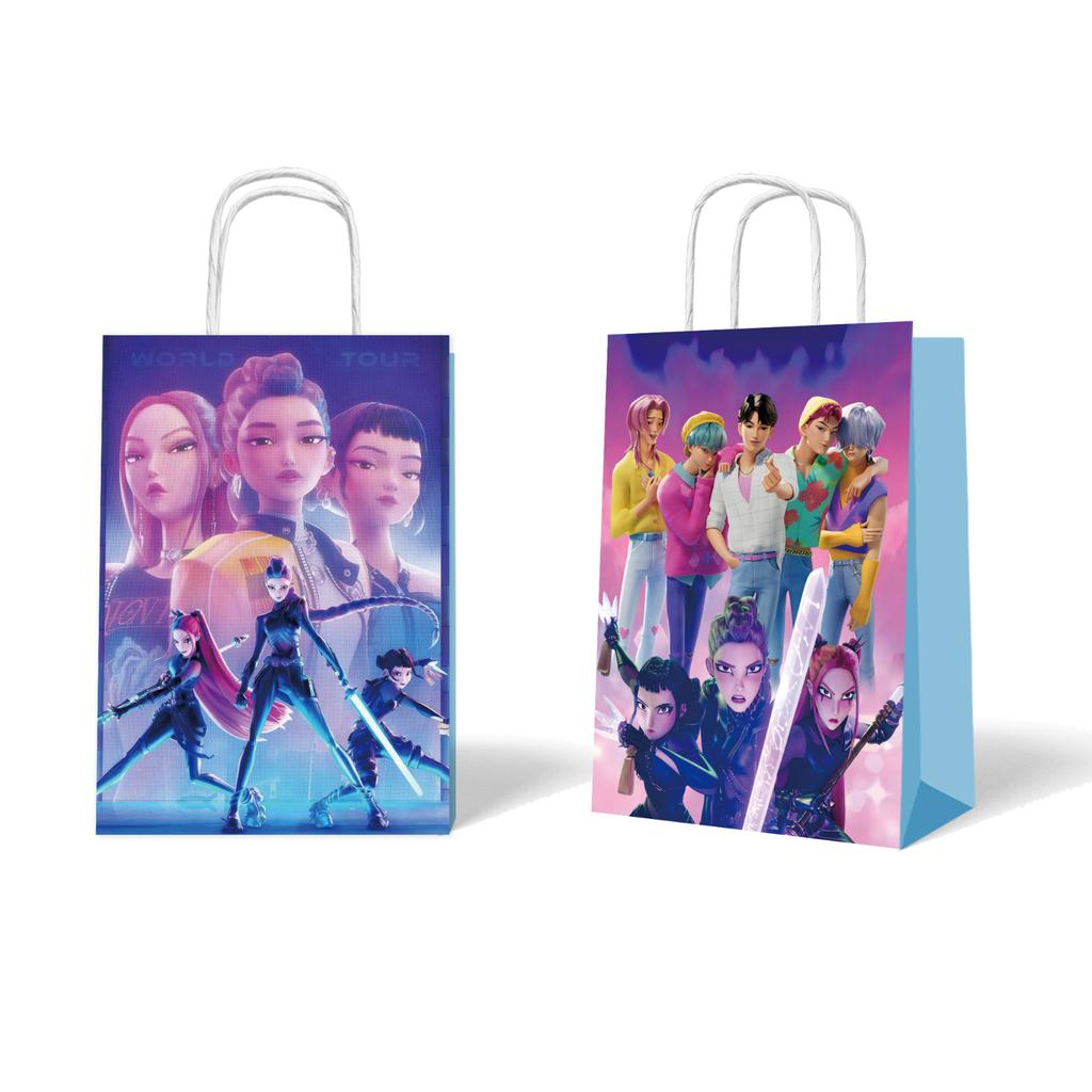 Handbag, Candy Bag, Gift Bag, Kraft Paper Bag, Girls' Birthday Party Set