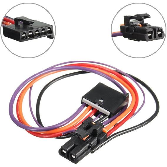 15-81773 HVAC Fan Blower Motor Resistor Kit With Harness Compatible With Chevy Silverado Tahoe Suburban Avalanche Trailblazer GMC Sierra Envoy Yukon