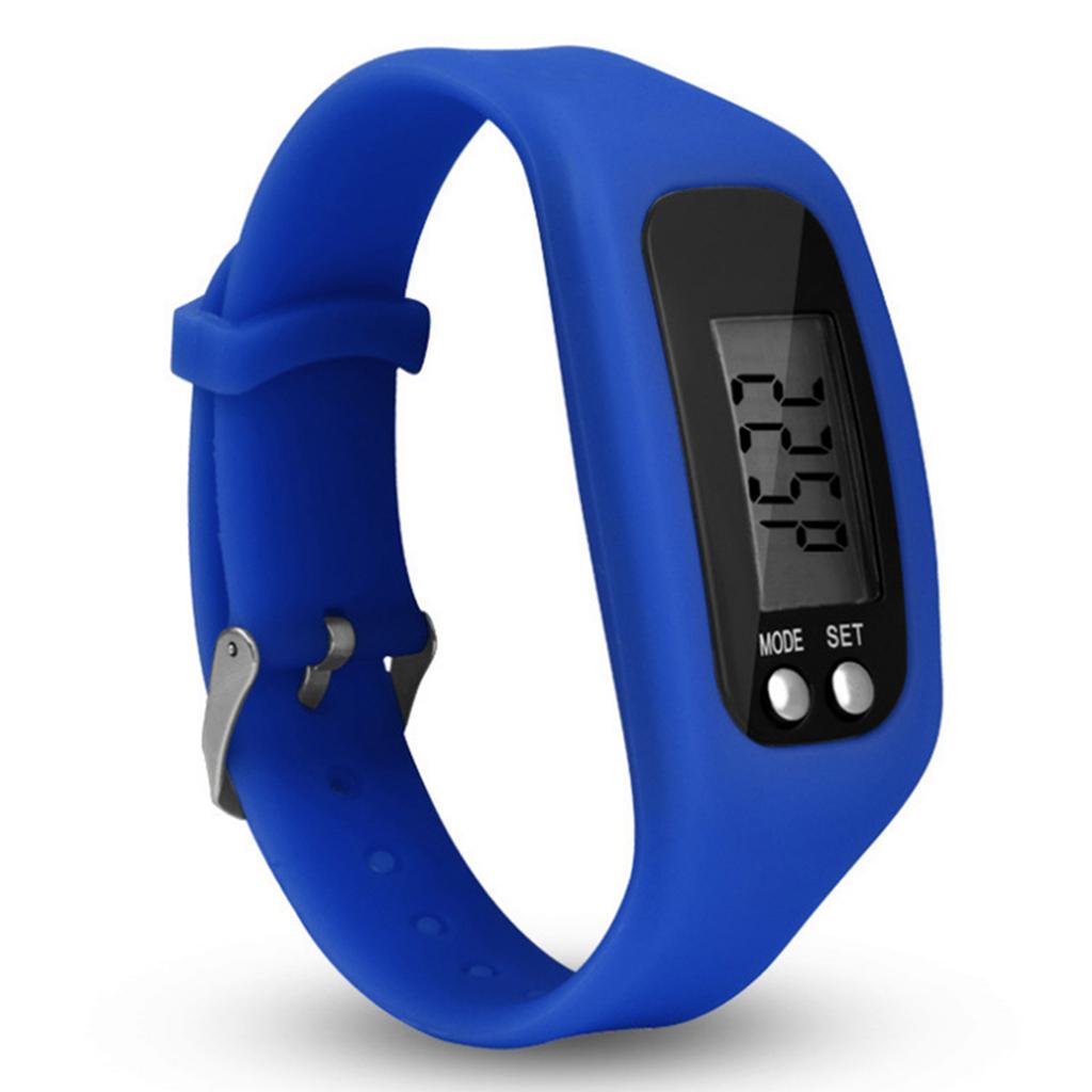 Pedometer Watch With LCD Display Walking Fitness Simple Operation Tracker Wrist Band And Digital Step Counter