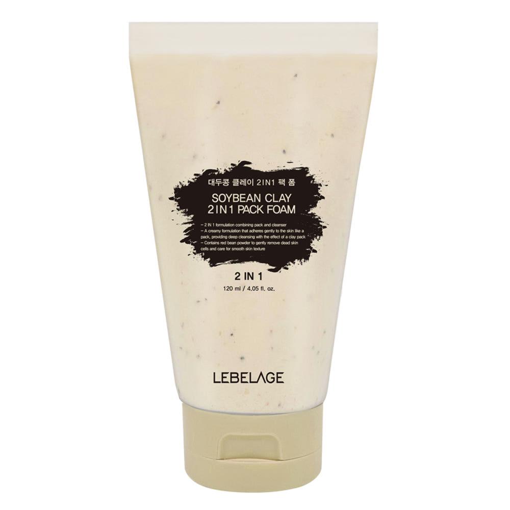 LEBELAGE Soybean Clay 2-In-1 Pack Foam Deep Cleansing Purifying 120ml