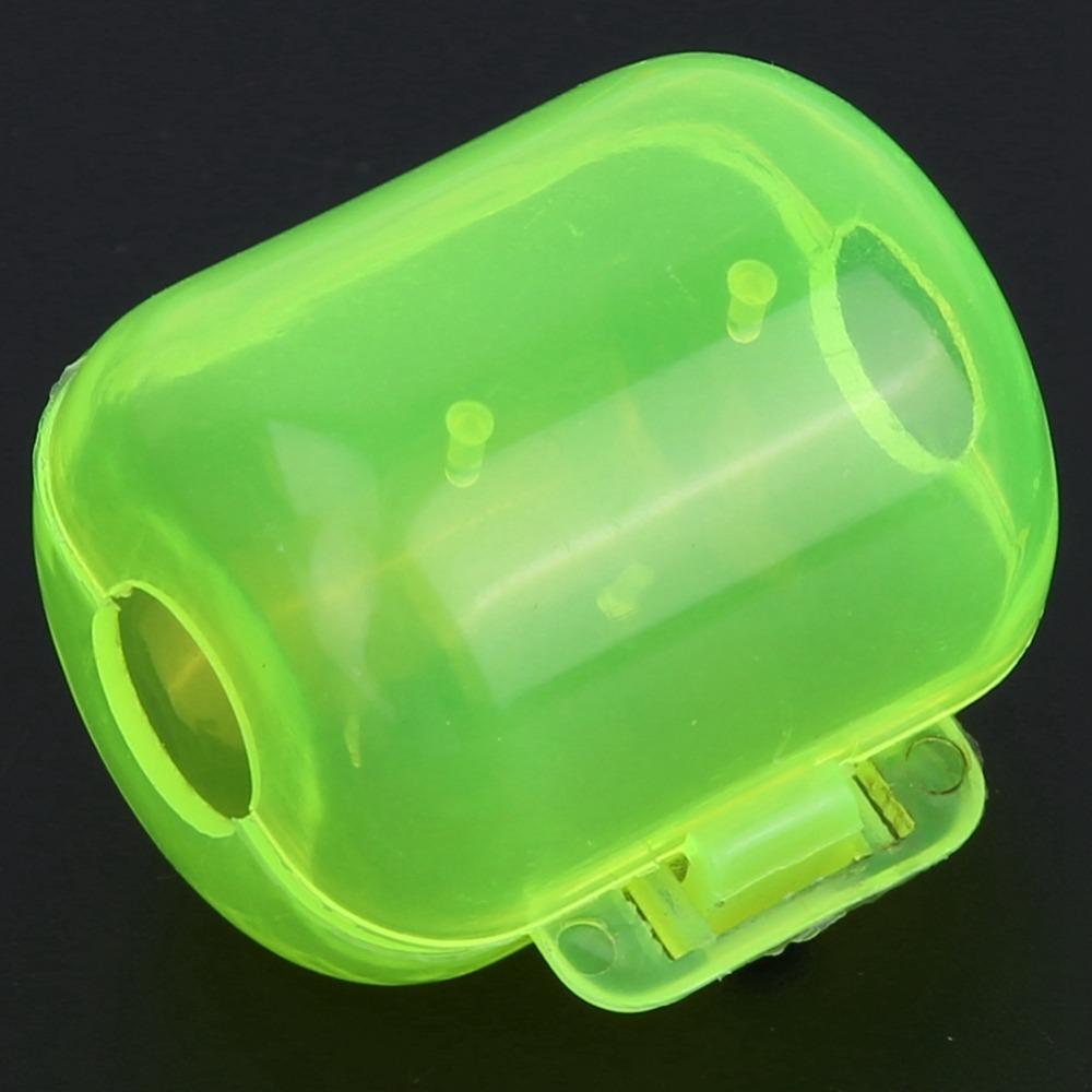 50 Pcs Plastic Squid Lure Hook Case Fluorescent Yellow Hook Cover Case Hook Bait Case  Hook Storage