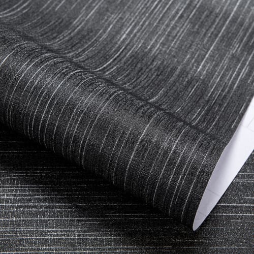 Thick Black Wallpaper, Peelable Wallpaper Sticker, Black Remake Sheet, 60cm X 10m, Stylish Scandinavian Cutting Sheet, Black, Self-Adhesive, Glitter,