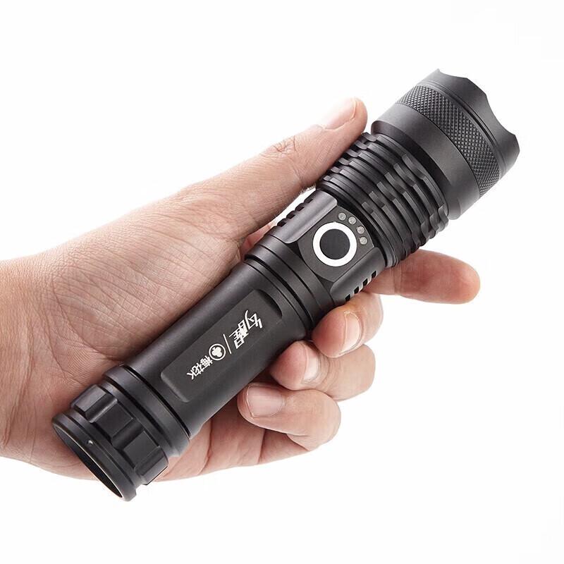 Satous High-Power Rechargeable Zoom Flashlight