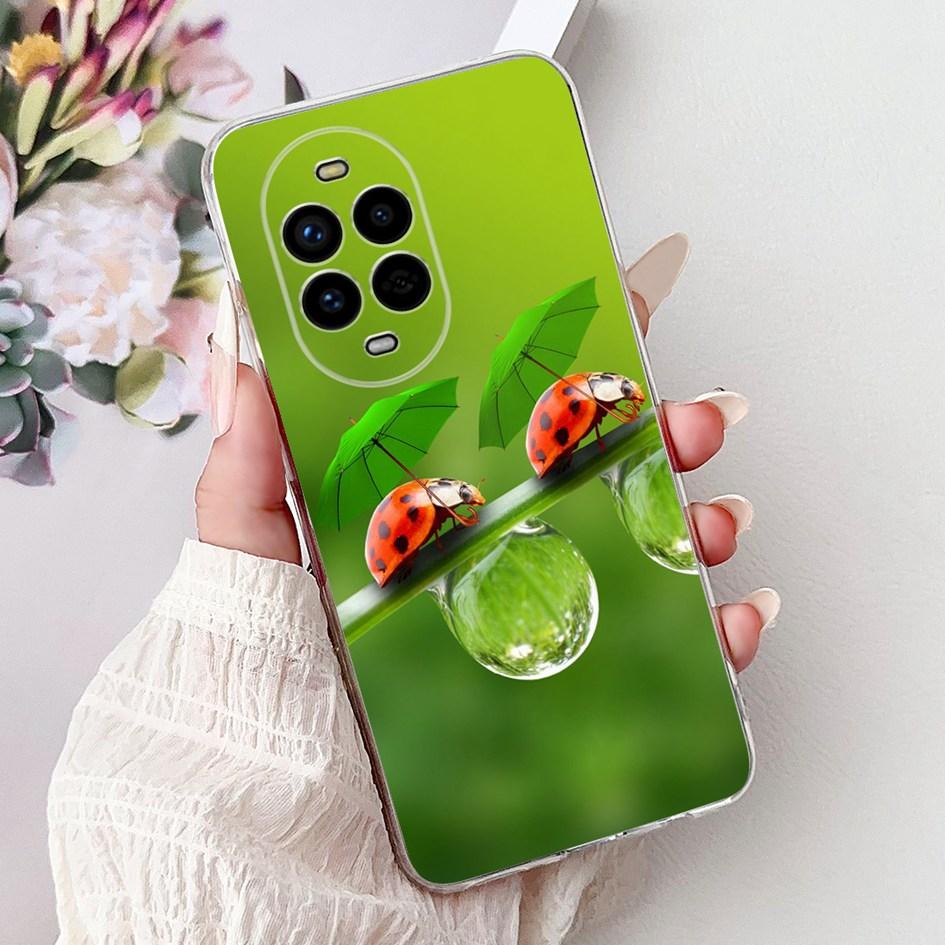 For Huawei Nova 13 Case Nova13 5G Cover BLK-AL80 Funda Popular Flower Butterfly Soft Clear Silicone Cases For Nova 13 Pro Bumper