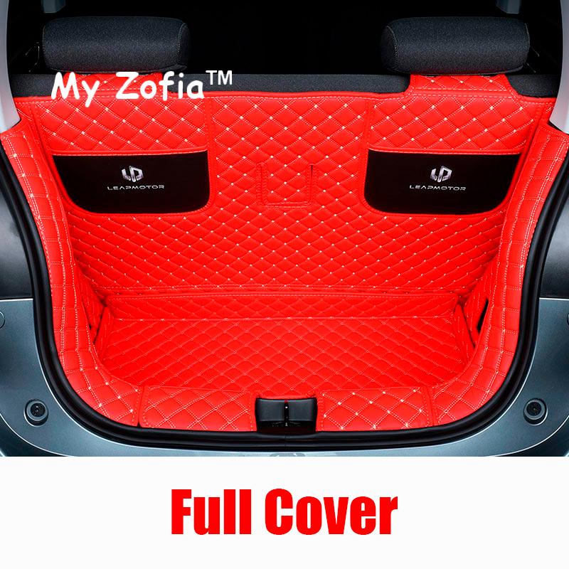 For Leapmotor T03 2023 2024 2025 Car Trunk Waterproof Tray Cargo Anti-Slip Boot Rear Floor Trunk Mat Storage Pad Accessories