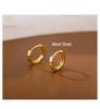 Korean Style Geometric Circle Earrings: Elegant, Versatile Ear Jewelry for Women and Students