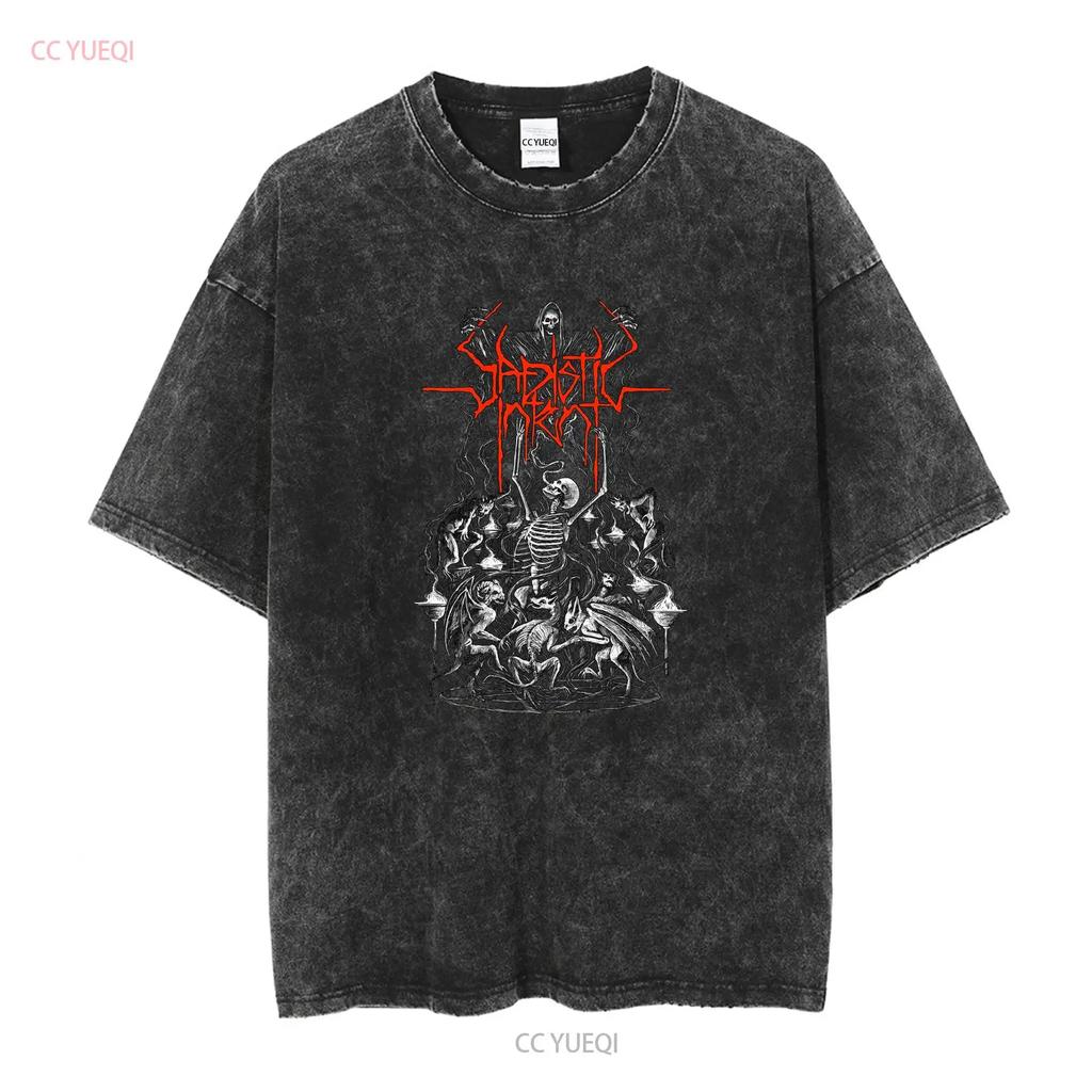 Sadistic Intent Killtown T Shirt S 2XL vintage Washed Versatile Top For Everyday Wear designer clothes Slightly streetwear