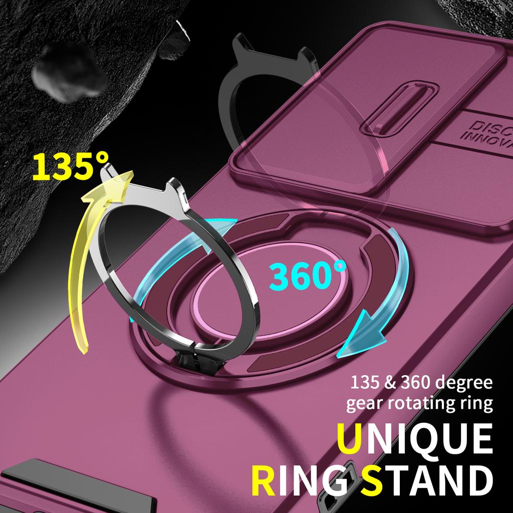 Case For Samsung Galaxy S26FE S26 Plus S25 Edge S24 FE S23 + S22 S21 Ultra 5G Armor Slide Camera Lens Protector Shockproof Cover