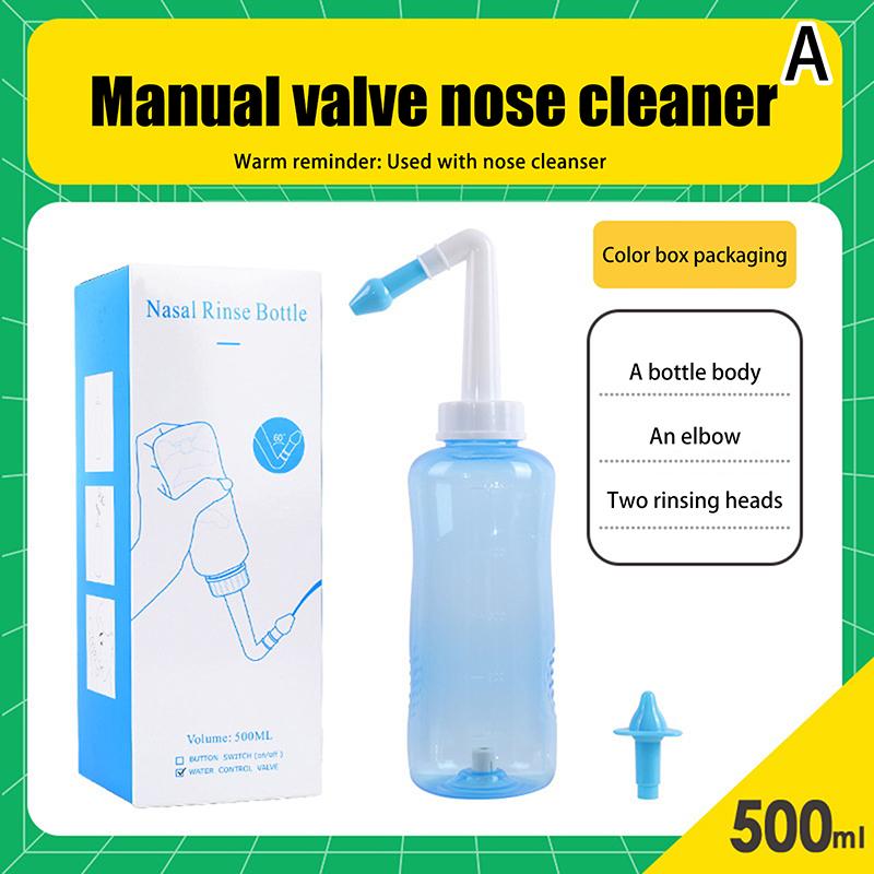 

Portable Adult Baby Nose Cleaner Pot Squeeze Cleaning Mucus Nasal Aspirator Professional Syringe Nasal Irrigator Health Care 3