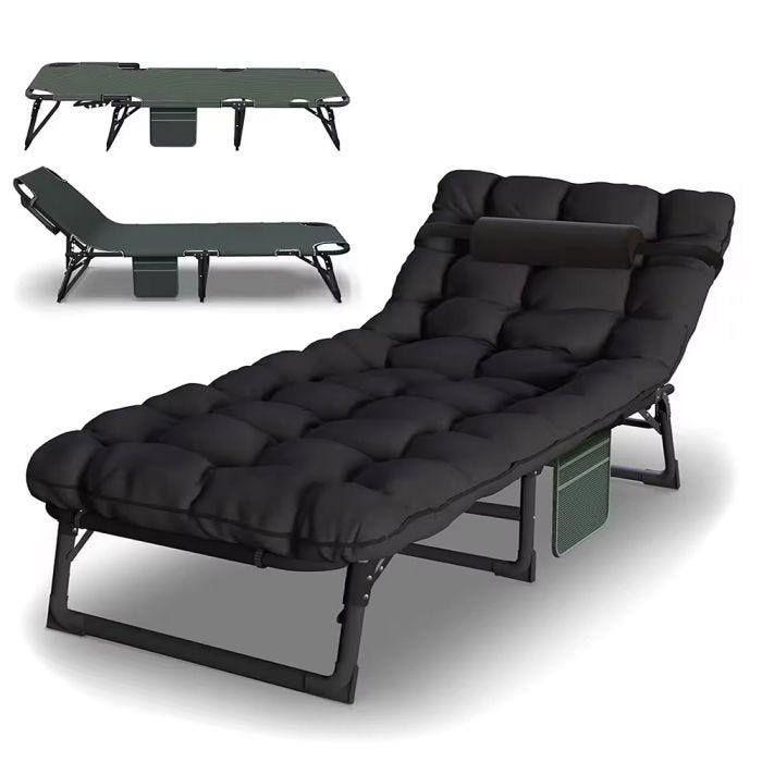 Folding Sun Lounger - KL3 - Comfortable Mattress - Easy Folding - Outdoor Use