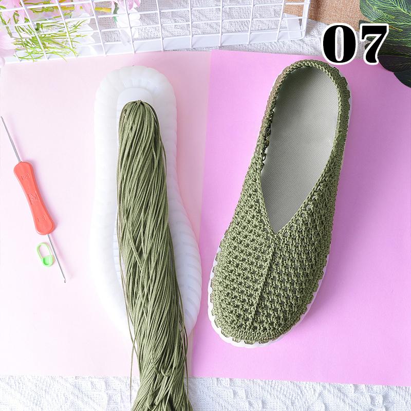 1 komplekts roku darinātas DIY kurpes