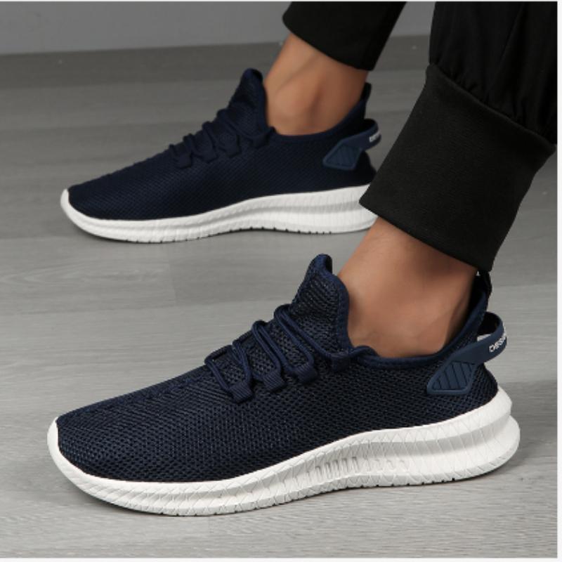 Fashion Men Sport Shoes Men Running Shoes Lace up Lightweight Comfortable Breathable Walking Sneakers Tenis Masculino Zapatillas Hombre