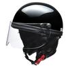 LEAD Industries (LEAD) Motorcycle Helmet Half HARVE Black Free Size HS-2 -