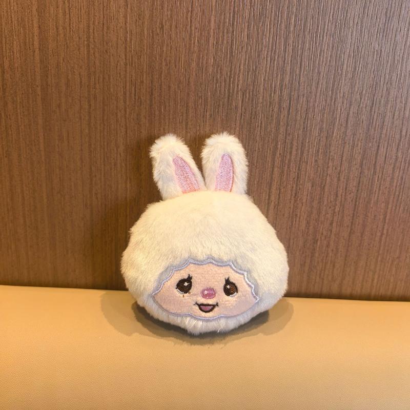 Monchichi Cartoon Makeup Storage Bag Plush Coin Purse Wallet Monchhichi Keychain Schoolbags Pendent Accessories Small Gifts