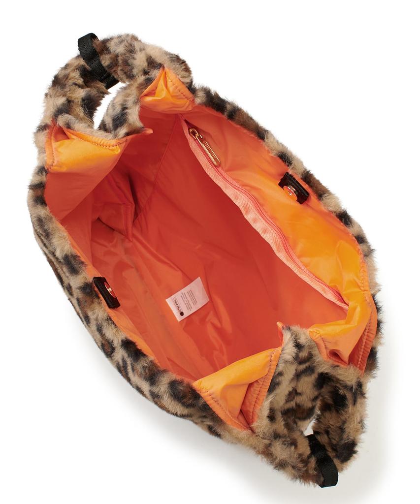 FUR SHOULDER Fluffy Fur TOTE/3030/Leopard