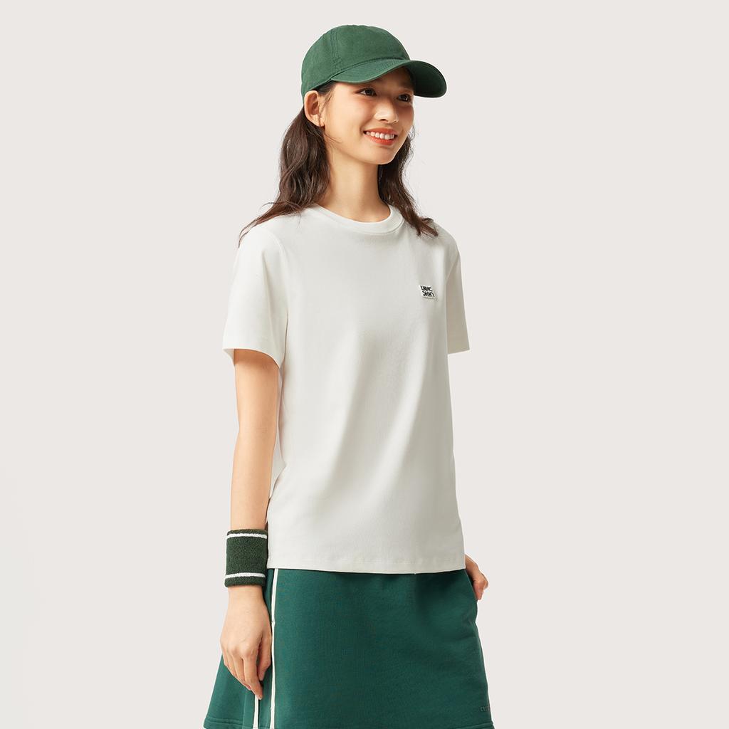 Li Ning Sports Life Collection T Shirt Women's Ivory AHSWC36-1