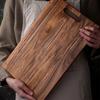 Large Square Ash Wood Solid Simple Chopping Board for Cutting Steak At Home Thickened Wooden Chopping Board for Home Dorm Use