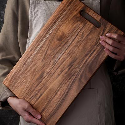 Large Square Ash Wood Solid Simple Chopping Board for Cutting Steak At Home Thickened Wooden Chopping Board for Home Dorm Use