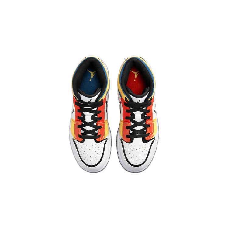 Jordan 1 Mid Multi-Color Canvas GS DV1316-100