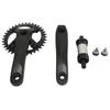 Bike Crankset Square 104BCD Crank 36T Chainring Sprocket Bottom Bracket Aluminum Alloy Bike Parts