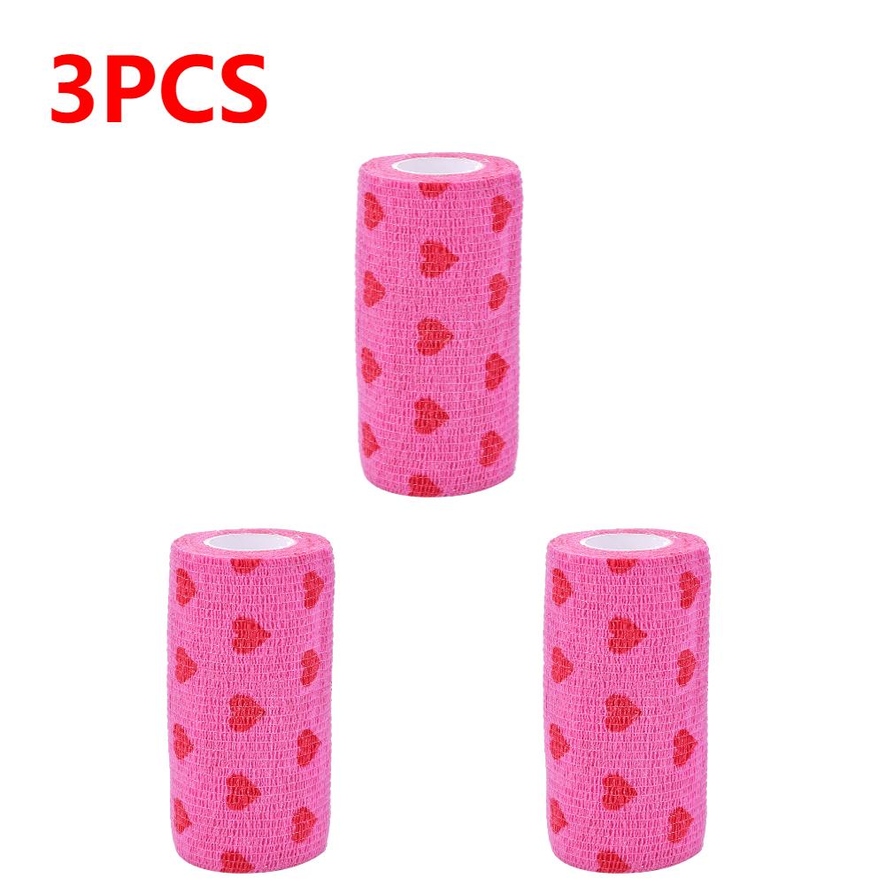 1-10pcs Cat Self-adhesive Elastic Bandage for Pet Dog Cat Bandage Leg Cover Protector Strap Bandage Non-woven Cohesive Bandage