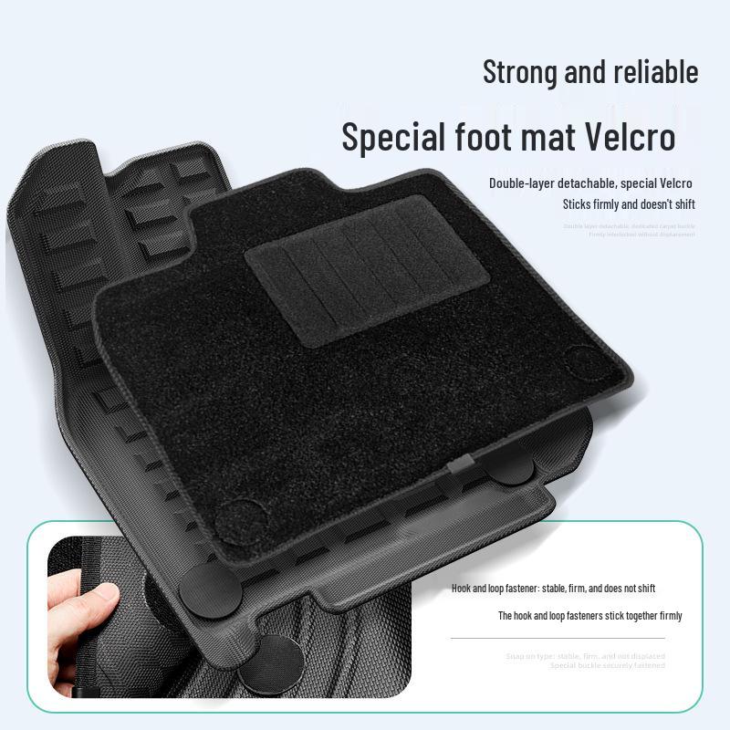 Eco-Friendly TPE Floor Mats for 2023 Jishi 01, Six/Seven-Seater - Complete Set for Trunk and Interior.