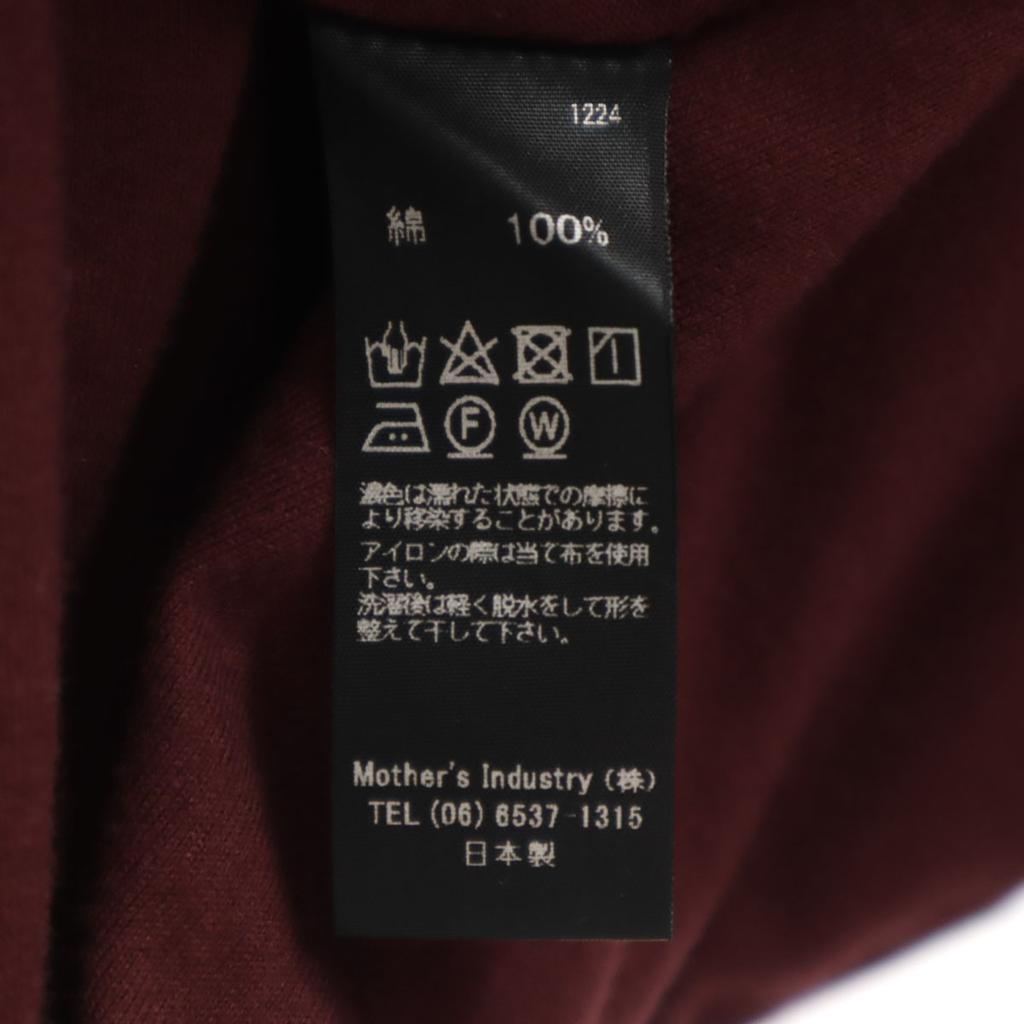 Mizuiro ind Made in Japan Langarm weite Tunika Bordeaux Serie Damen Gebraucht
