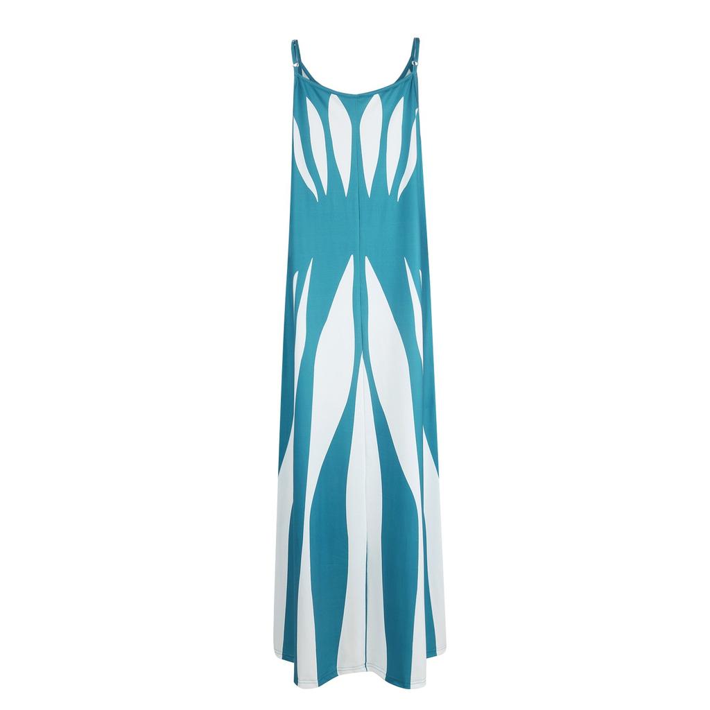 Women's Casual Dresses Summer Geometric Sling V-Neck Women's Dresses