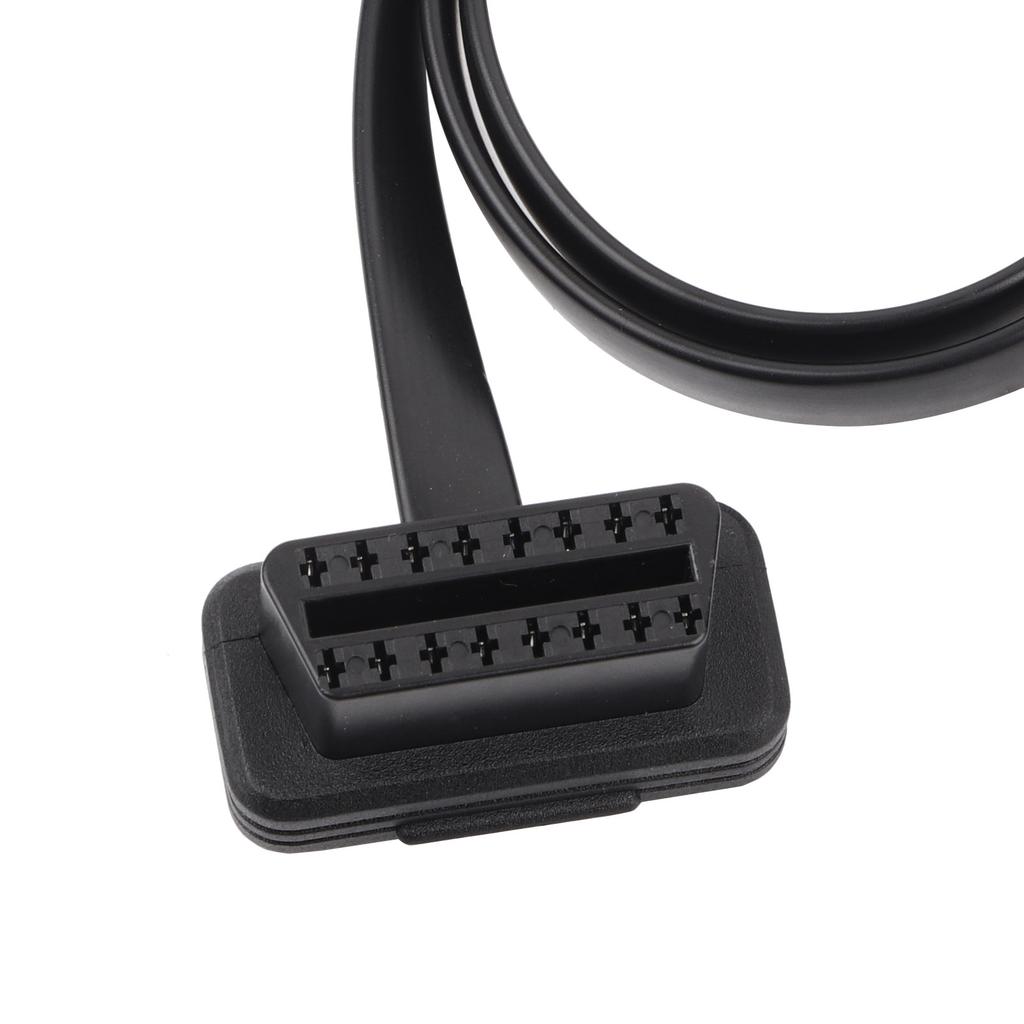 Car Auto 16 Pin Male to Female Extension Cable Diagnostic Adapter 30cmCelsius12inch Length