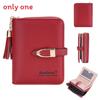 Minimalist Womens Pu Leather Wallet With Tassel For Daily Use