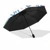 1pc Hello Kitty Automatic Opening/Closing Umbrella with Convenient Three-Fold Design, 8-Bone Iron Frame Outdoor Umbrella - Perfect Gift for Fans, Trav