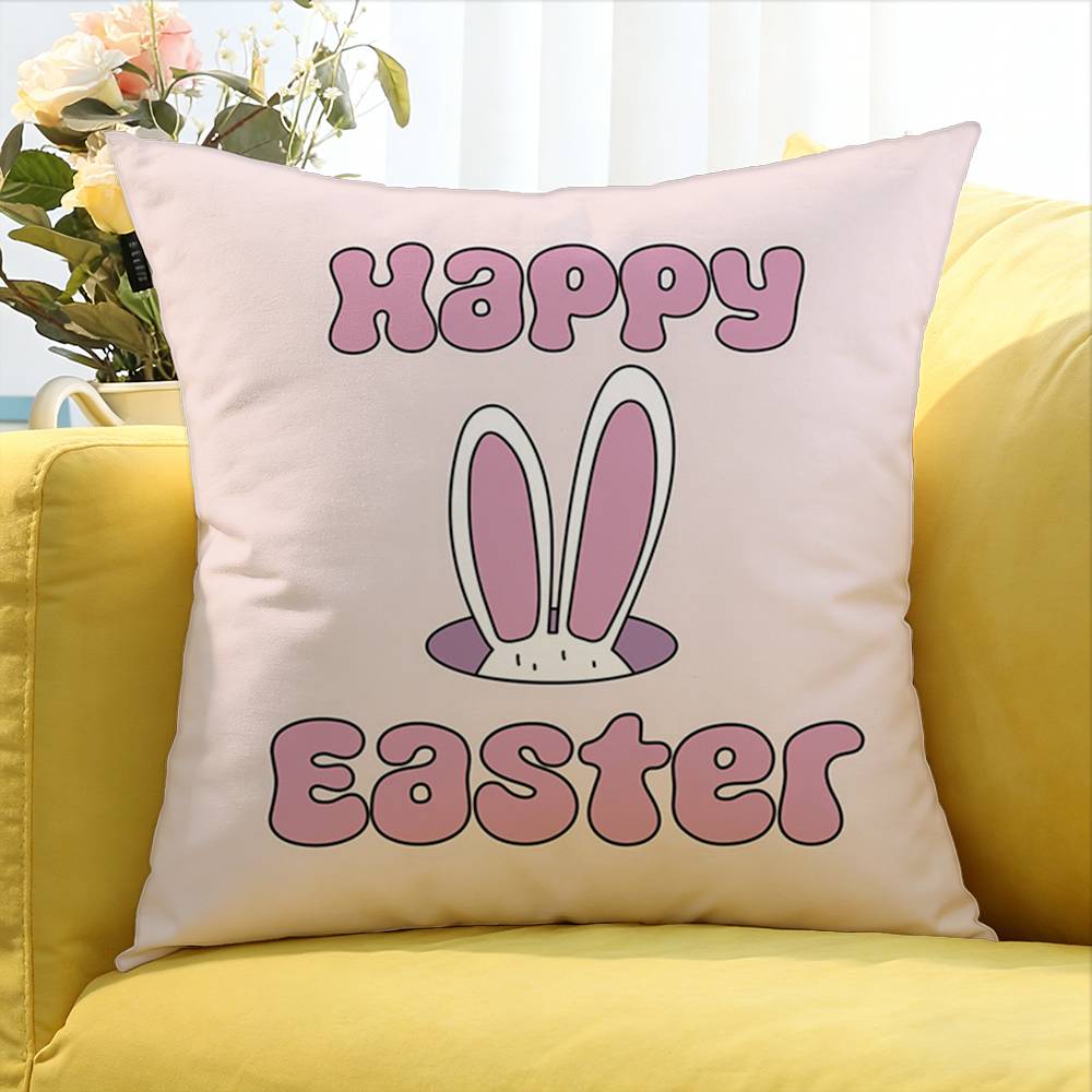 Happy Easter To You World Various Sizes Square Pillow Case For Car Home Bedchamber Decor