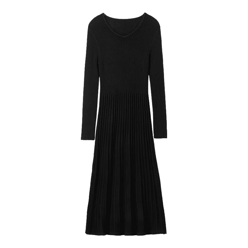 Shangdubila Women's Winter Warm Knitted Long Dress