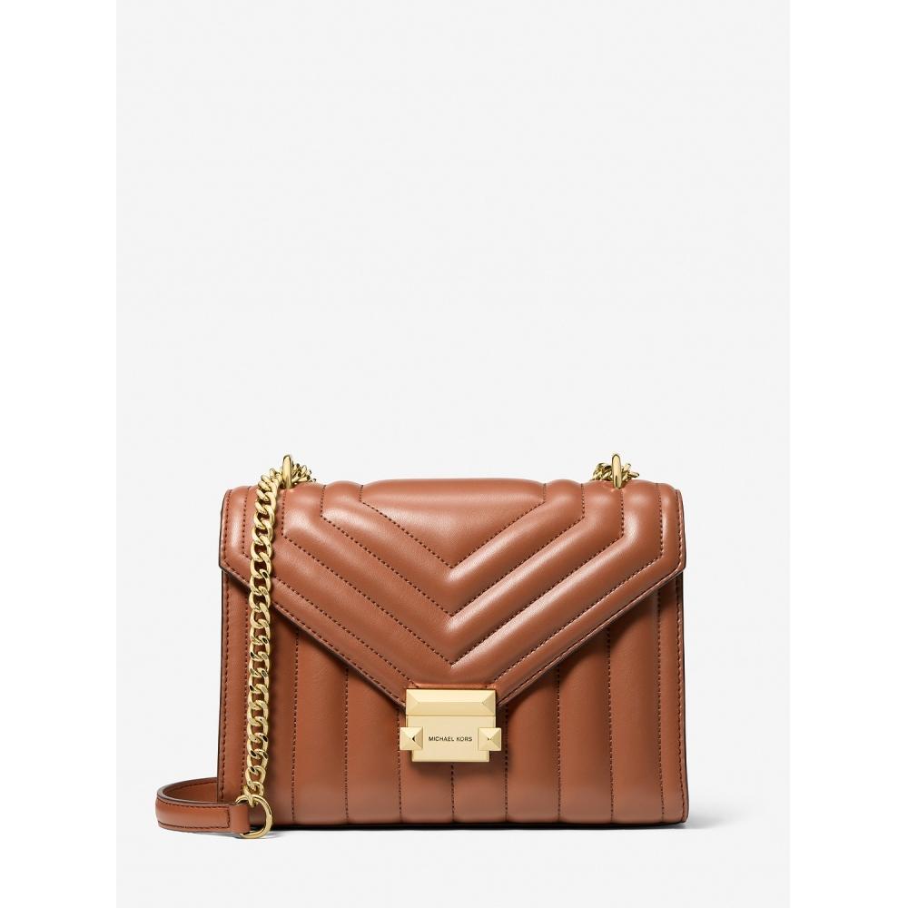 

Michael Kors Whitney Quilted Shoulder Medium 35r4gwhl6u230 Luggage F