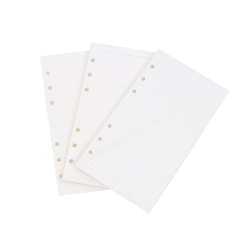 Thickened Loose-Leaf A4/B5/A5/A6/A7 Replacement Paper – Horizontal Line, Grid, Blank Sheets