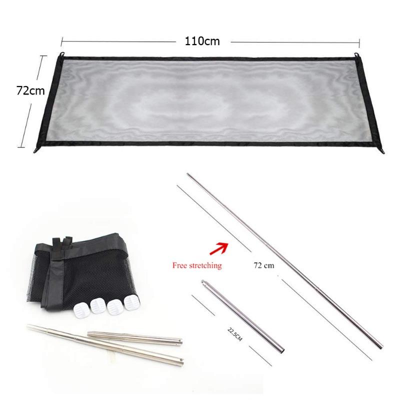 Family Pet Isolation Net Dog Divide Door Portable Folding Fence Indoor Outdoor Staircase Safety Rail Breathable Mesh Guardrail