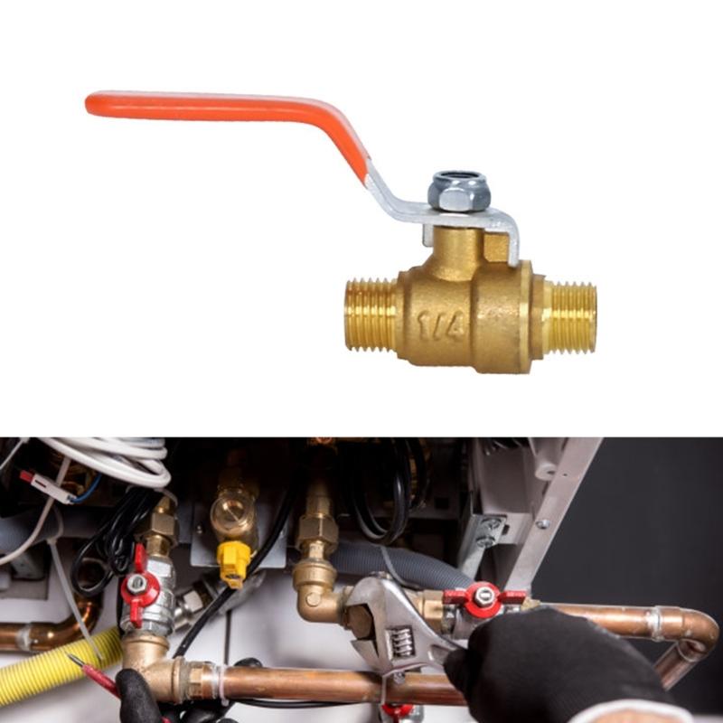 Sturdy Brass Materials 3/4 Inch BSP DN20 Brass Round Valves Home Accessory for Plumbing and Irrigations Supplies