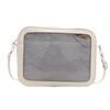 Large Color Solid Capacity Women Shoulder Bag With Compartment Transparent